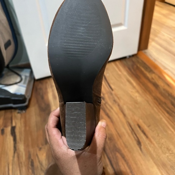 Plume by Farylrobin Brown Suede Women's Boots 7.5 EXCELLENT CONDITION! Leather! - Picture 3 of 5